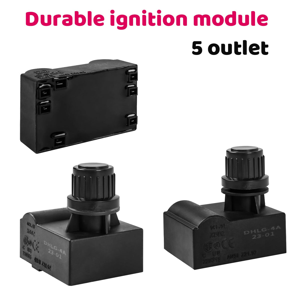 5 Outlet Ignition Kit for Saber 4 Burner with Side Burner or 5 Burner