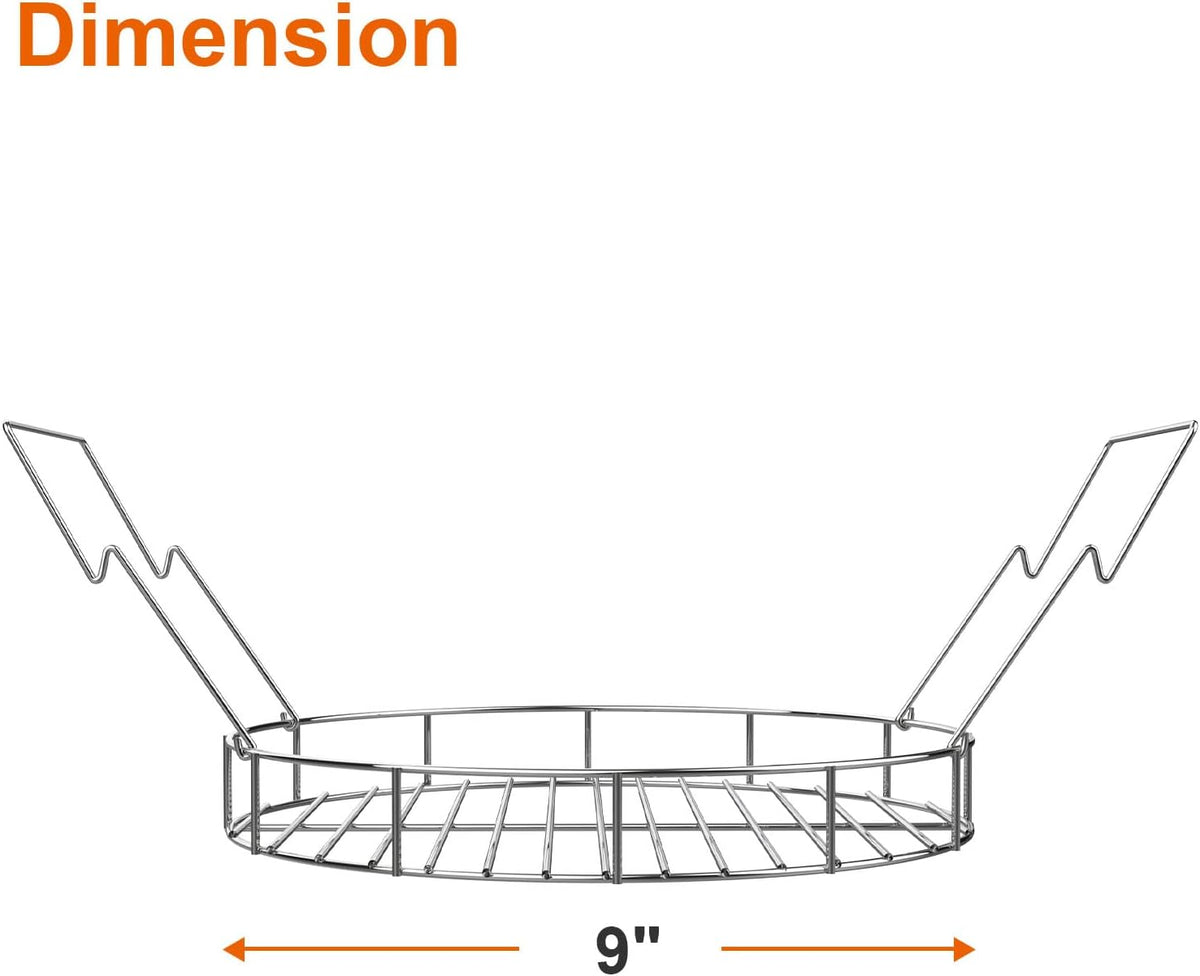 Turkey Fryer Parts Kit for CharBroil Big Easy Better Basket and 9” Di