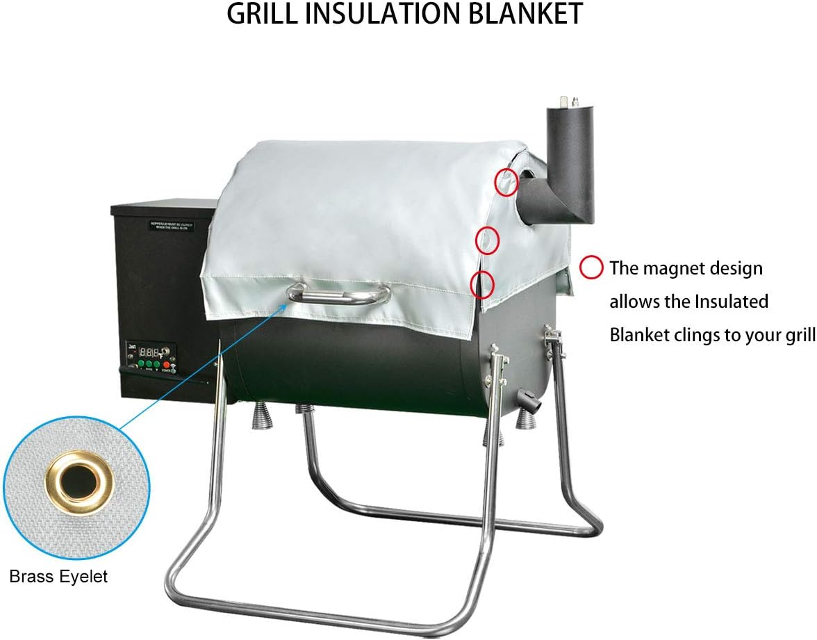 Insulation Blanket for Green Mountain Grill Davy Crockett Wood Pellet