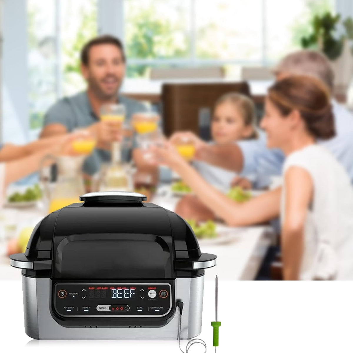 Grill Smart Thermometer Probe Compatible with Ninja AG400/AG450