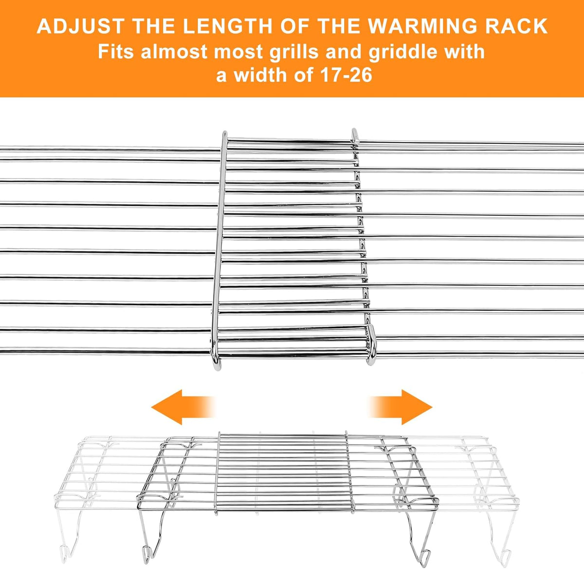 Universal Warming Rack for Blackstone 17/22 Inch Griddle, for Most 17