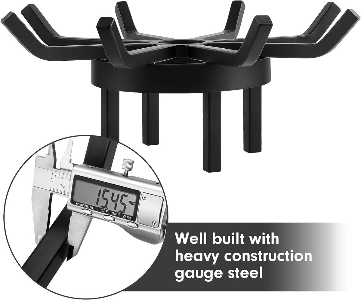 20 Inch Wrought Iron Fireplace Inserts Log Grate Fire Pit Round Spider