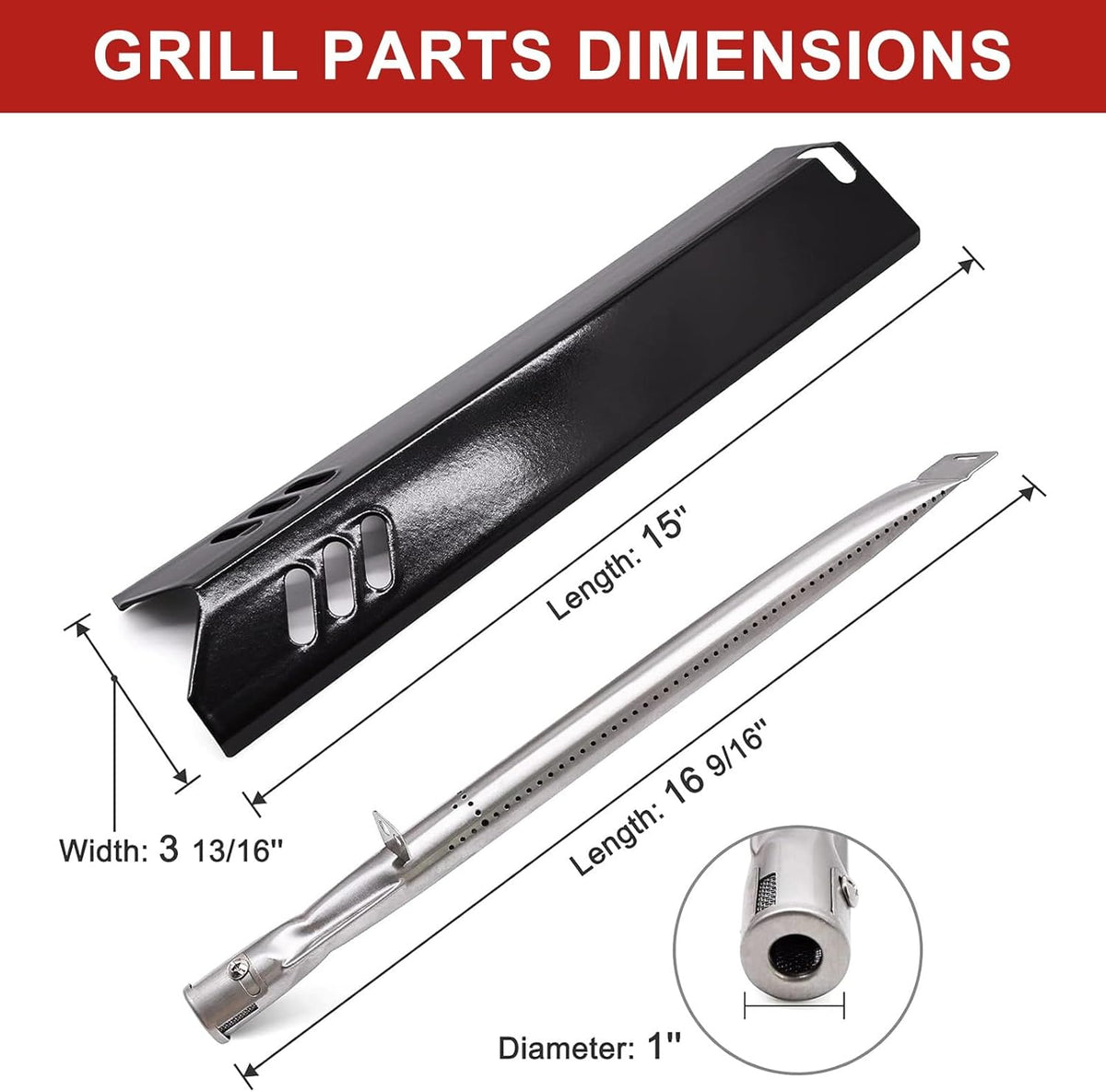 Repair kit for Dyna Glo 6 Burner DGB610SSP, DGF600SSP Gas Grills