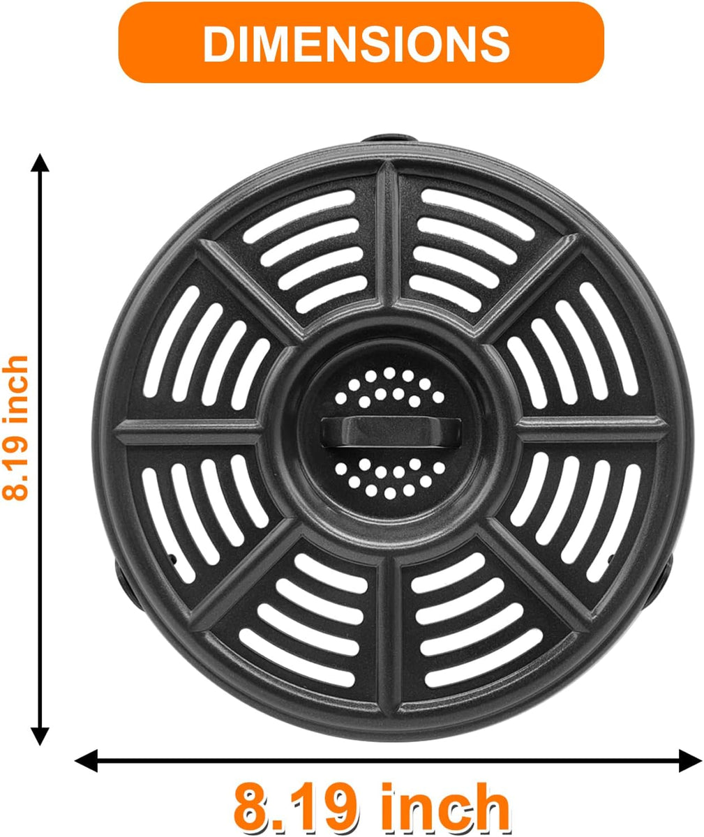 10.12'' Round Grill Plate Tray Air Fryer Grill Pan Replacement Parts f –  GrillPartsReplacement - Online BBQ Parts Retailer