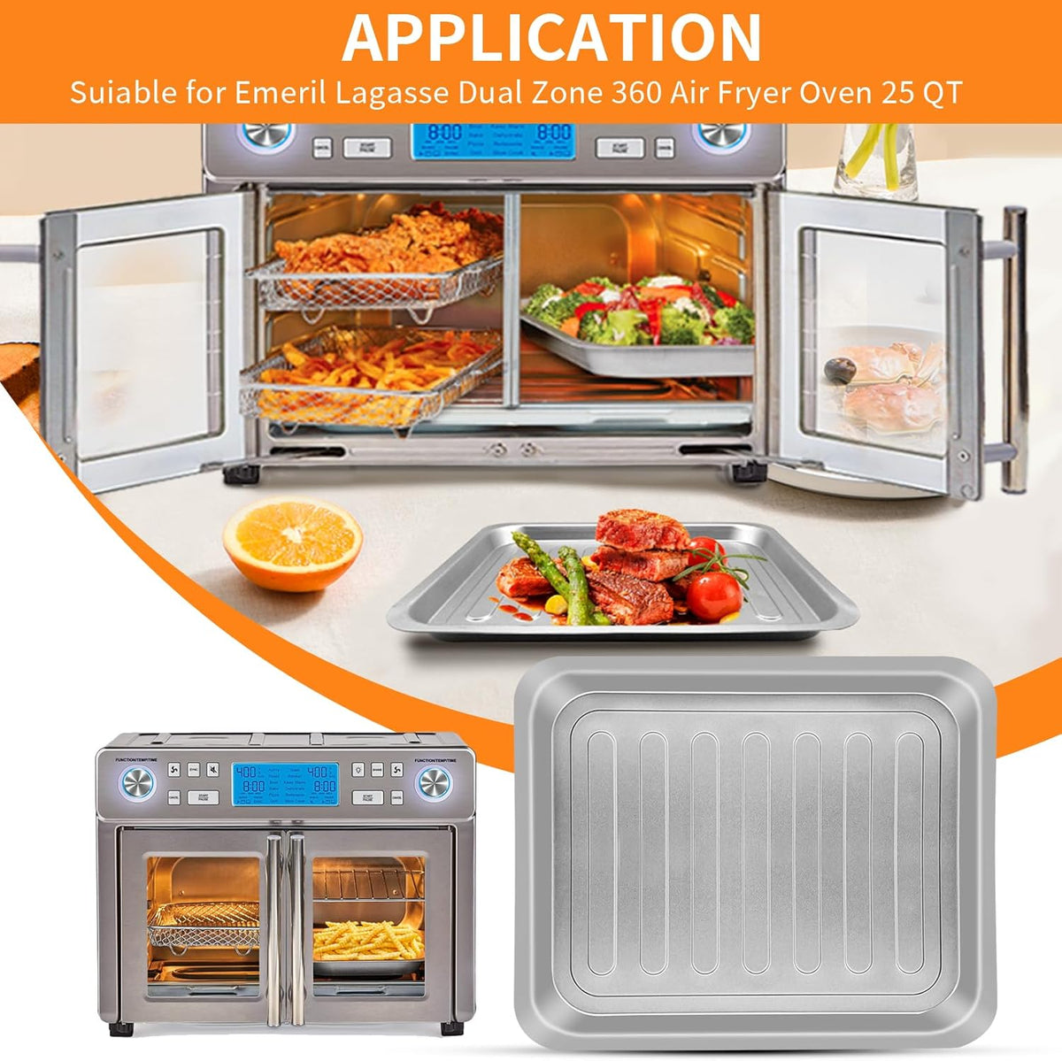 Dual Zone Emeril 1800 Watt Air Fryer PwZzk Dual Zone Air Fryer