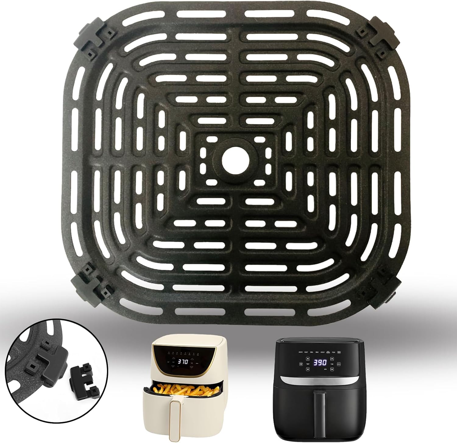 Airfryer Vervangende Grillpan Compatibel Power Airfryer Crisper Plaat Frituurpan Met Antiaanbaklaag Pan B M Airfryer Vervangende Grillpan Compatibel Power Airfryer Crisper Plaat Frituurpan Met Antiaanbaklaag Pan B M