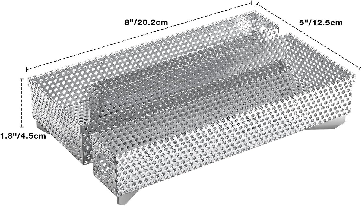 Cold Smoke Generator, Pellet Smoker Tray Box for BBQ Grill 5.9 x