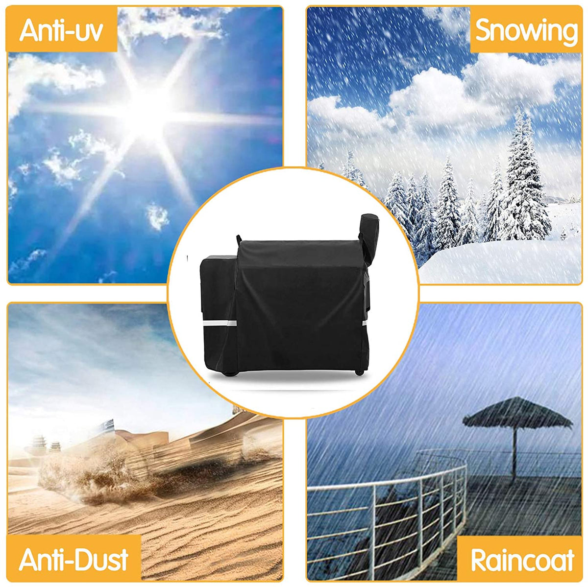 Grill Cover for Z Grill 450A, 450B, 450E Wood Pellet Grill Smokers