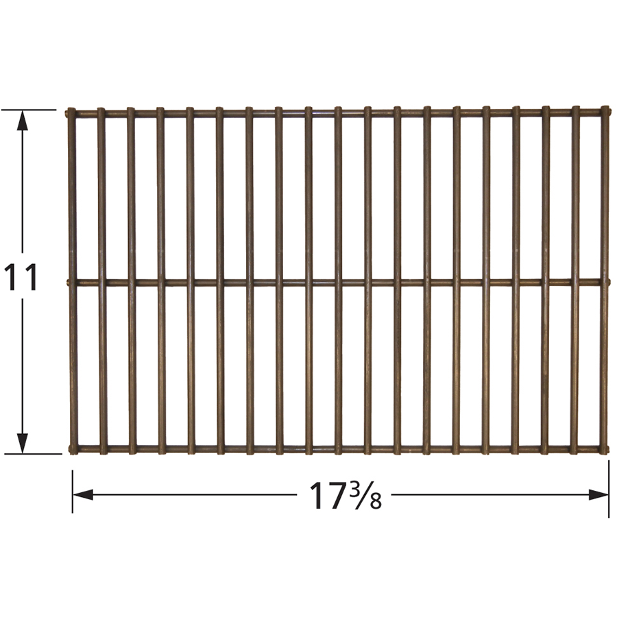 Steel Wire Rock Grate Replacement Parts for Turco Grills, 11" x 17 3/8