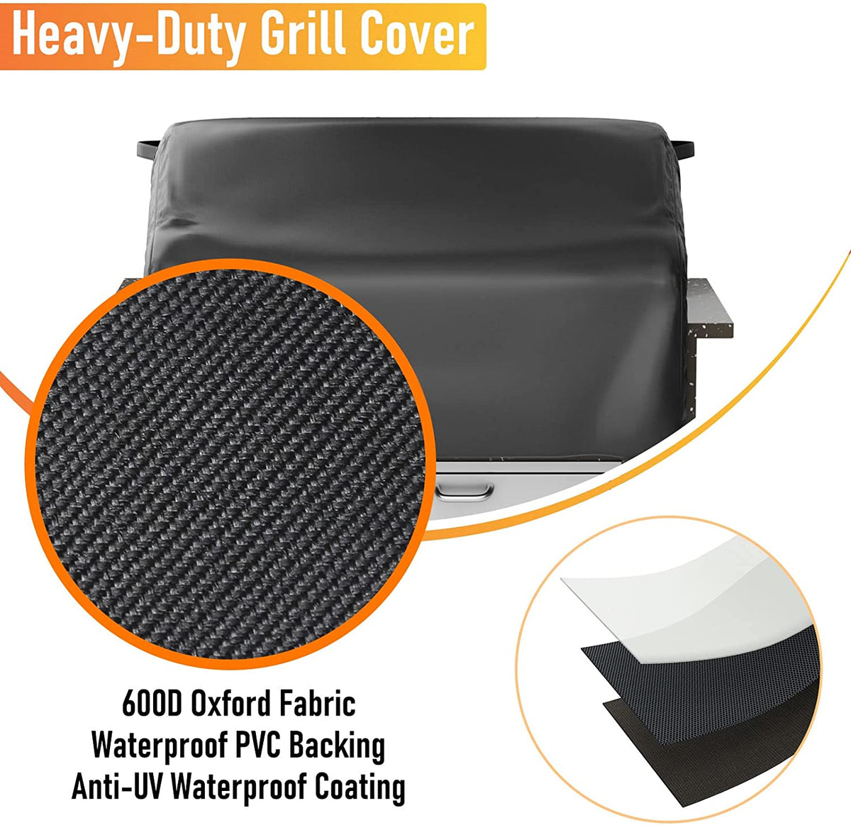 Grill Cover for Viking 36 inch Built-In Barbecue (Without