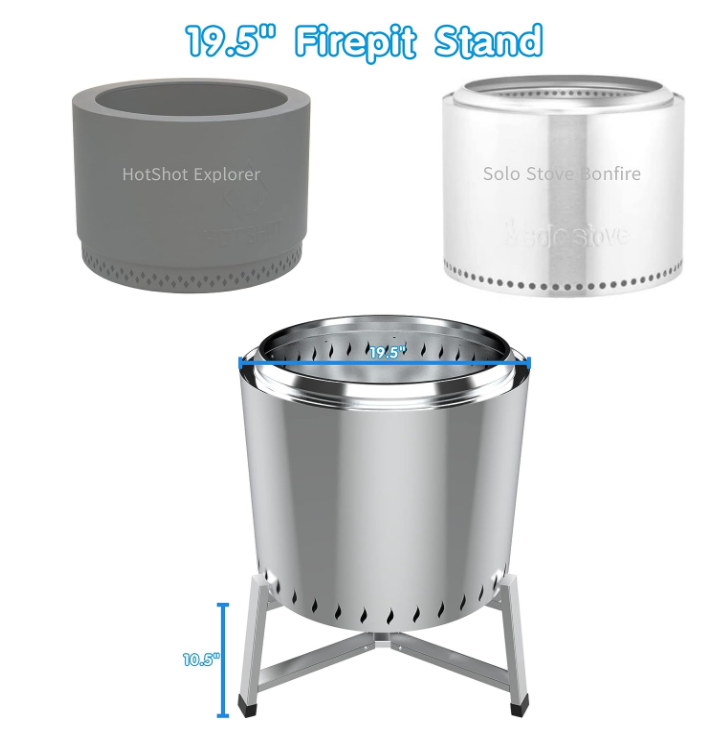 Fire Pit Heat Deflector - Foldable Stainless Steel Lid With Handle, Fits Pits Up To 24x24x24 Inches, Reduces Upward Heat Loss, Outdoor Use