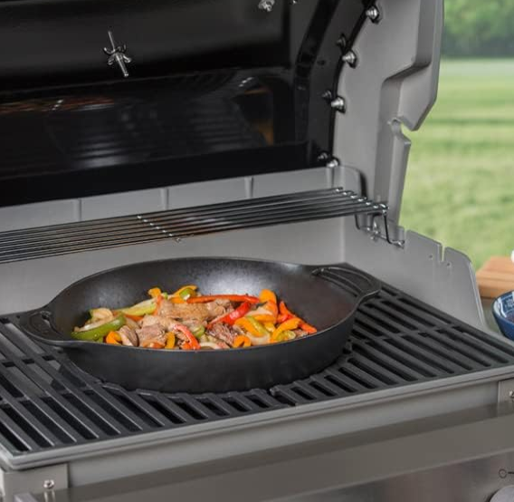 Gourmet BBQ System Wok for Weber Cooking Grates, GS4 Spirit II I - Main Image