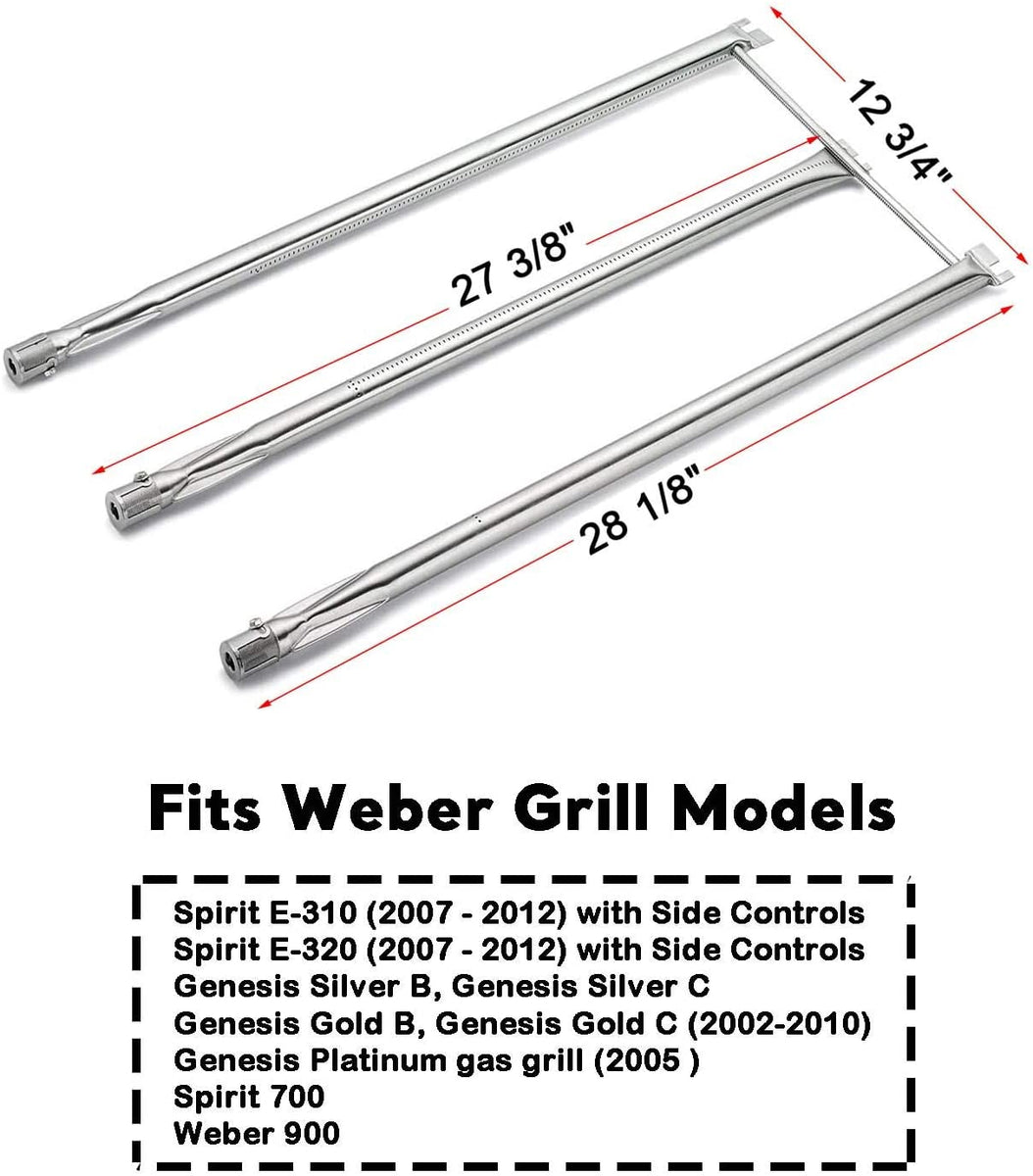 Weber Genesis Gold Burner Parts PETKAO Stainless Steel Flavorizer