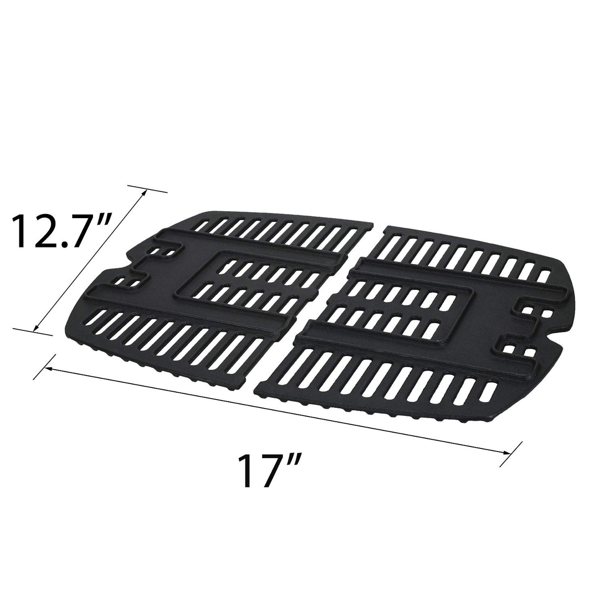 17'' Grill Grates for Weber Q100, Q140, Q1000, Q1200, 7644 Matte