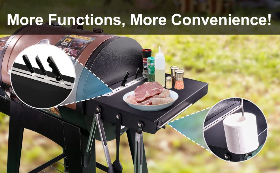 Grill Side Shelf for Pit Boss Lexington 540 Pellet Smoker Grills