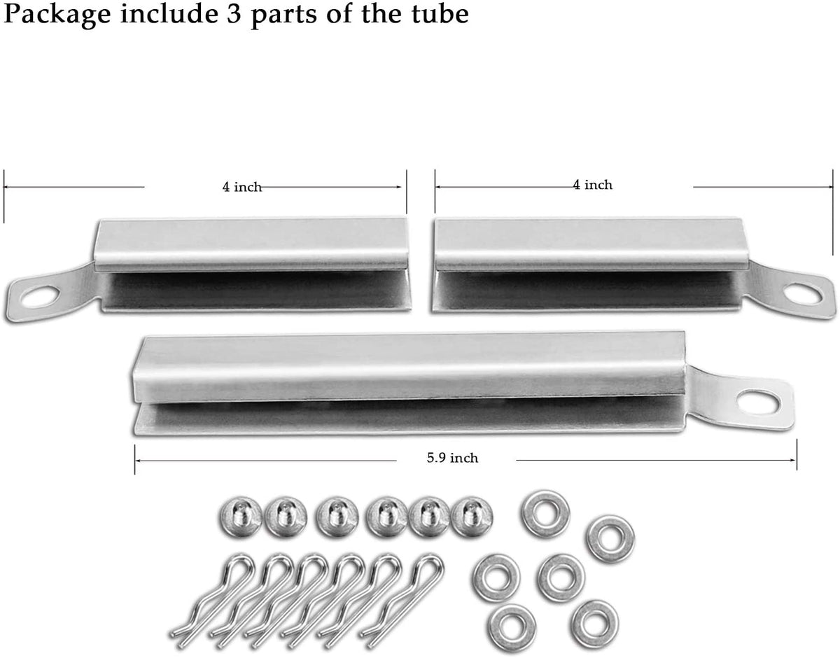 Carryover Crossover Tubes Kit for Charbroil 3 Burner Gas Grills GrillPartsReplacement