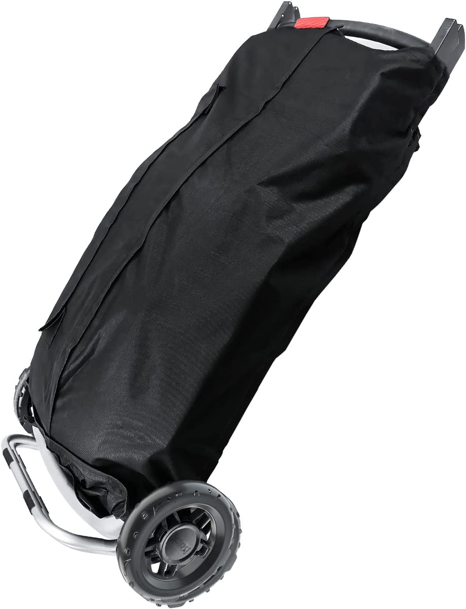 BBQ-PLUS Copertura Per Barbecue Weber Traveler, Impermeabile In Tessuto 600D, Con Fibbie E Velcro - 2