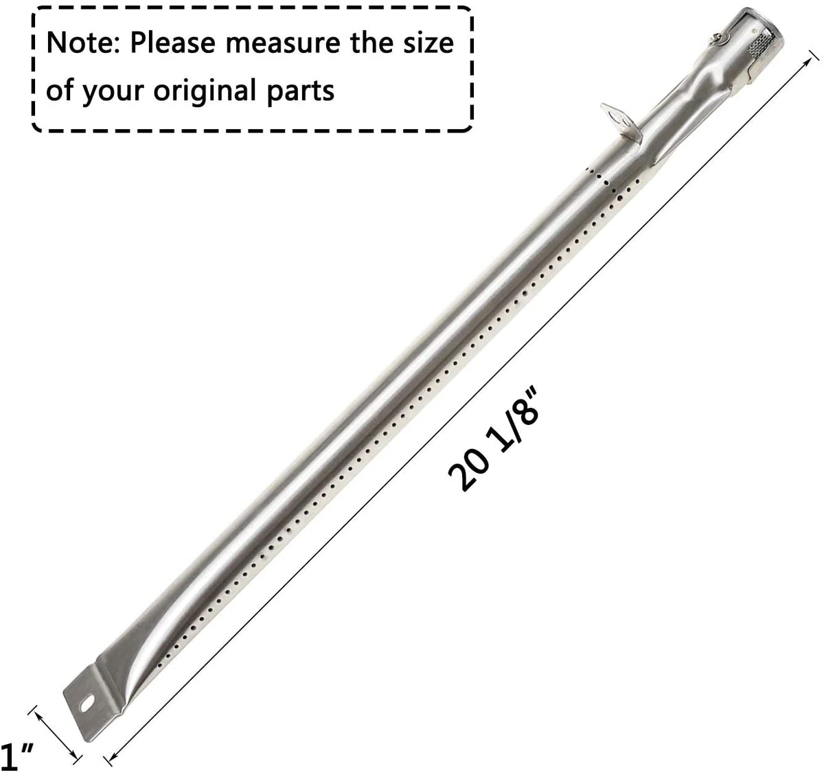 Kit Ricambio Bruciatori A Gas Per Griglia Chargriller Modelli 3001, 3008, 3030, 4000, 5050, 5252