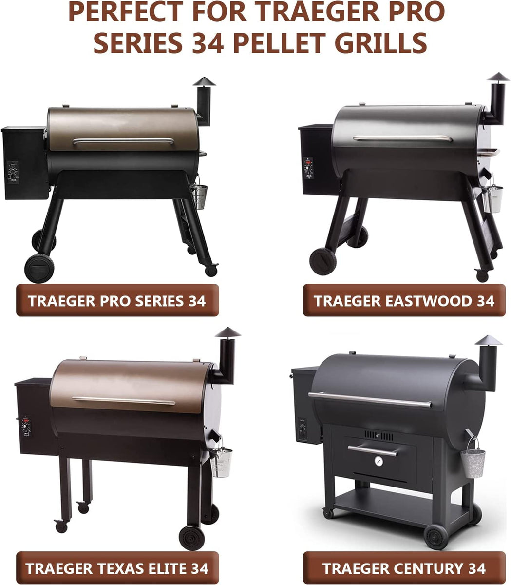 SafBbcue Griglia riscaldante per Traeger Pro Series 34 SafBbcue Griglia riscaldante per Traeger Pro Series 34