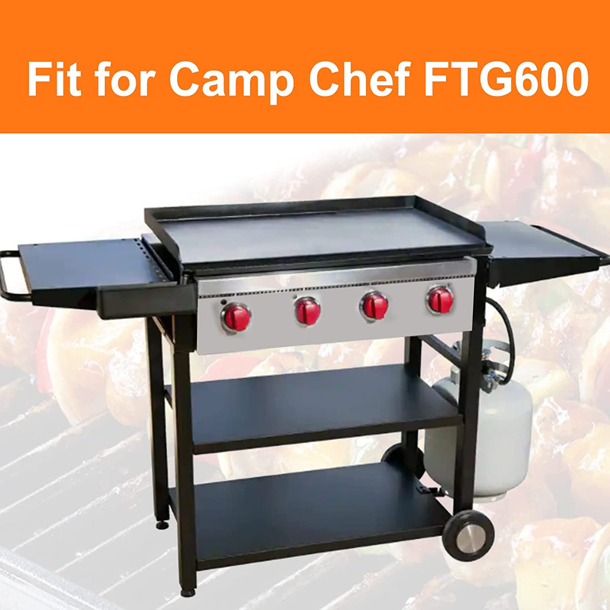 Hard Cover Hood Lid for Camp Chef FTG600 Flat Table Top