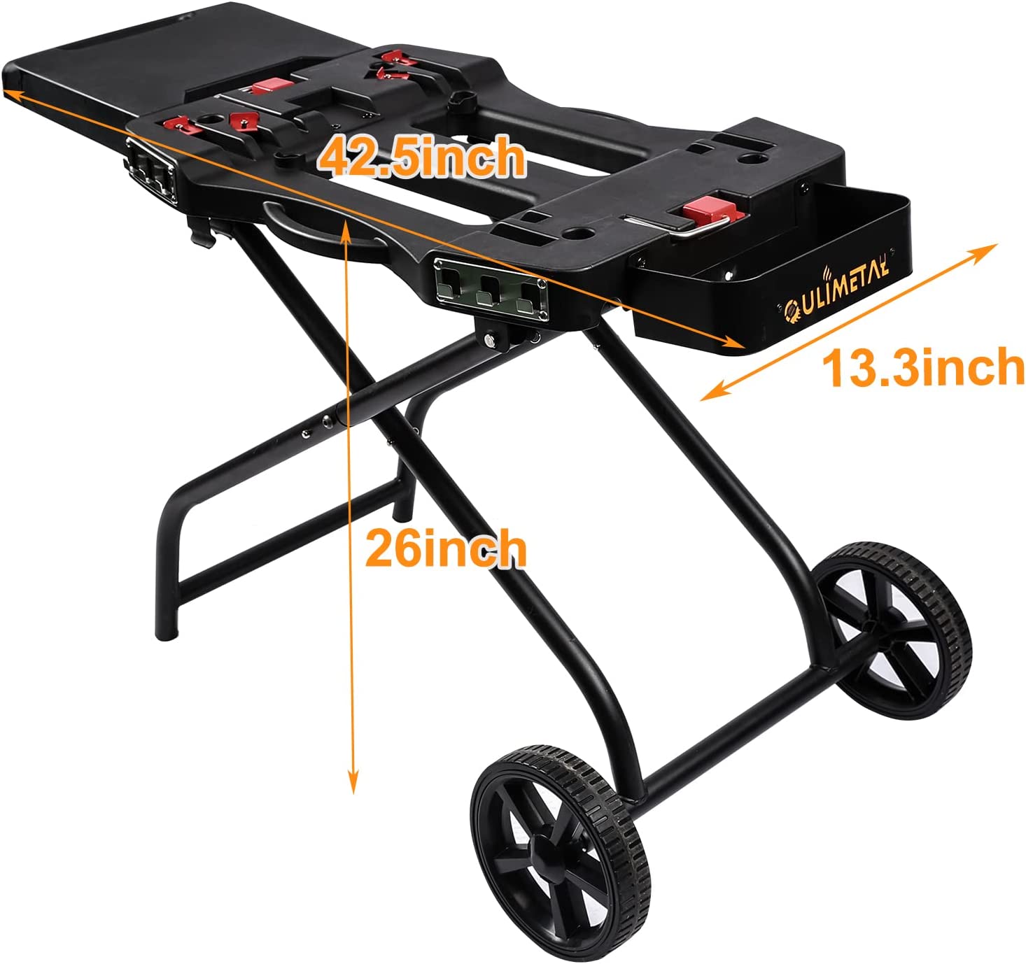 GrillPartsReplacement - Online BBQ Parts Retailer Portable Rolling Cart Folding Collapsible Grill Stand for Blackstone 17 inch, 22 inch Flat Top Griddles