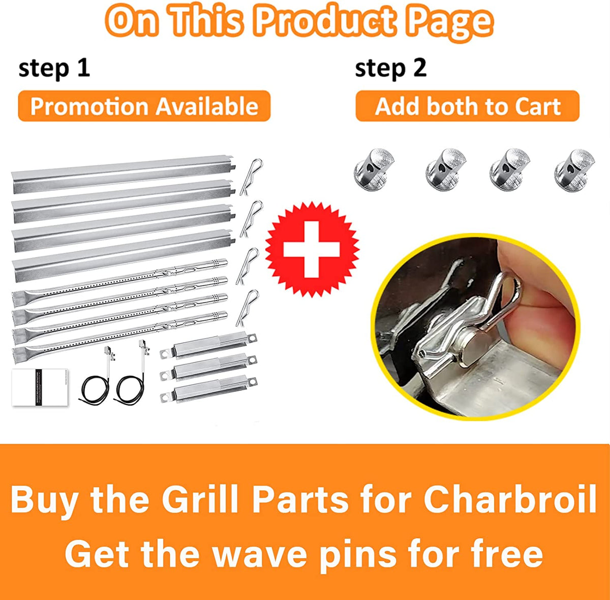 Char-broil Replacement Parts Repair Kit Replaces Burners Heat