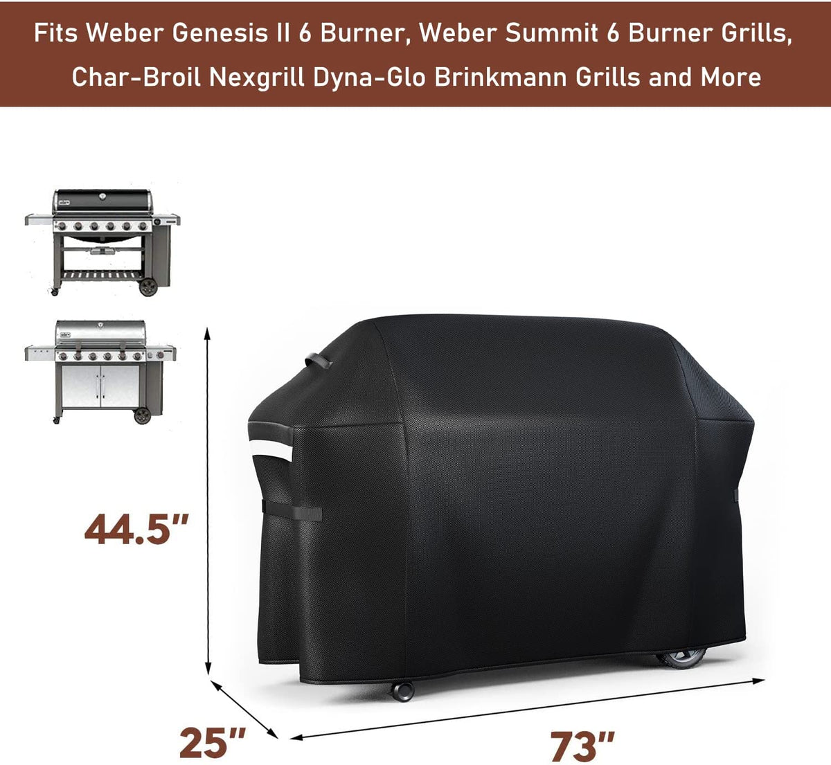 Weber Premium Grill Cover For Summit 6-Burner Grills