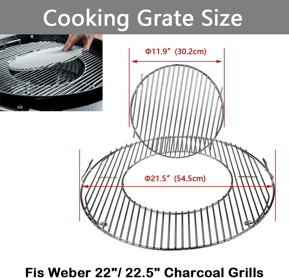 Grates & Cleaning System for 22'' er Charcoal Kettles, 8835 + 7441
