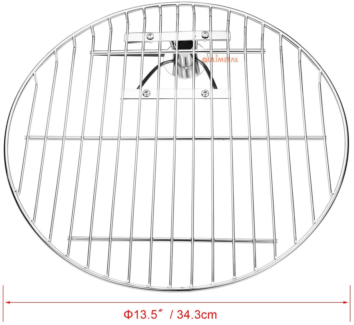 Ceramic Grill 13.5'' Grate fits CharGriller Kamado Akorn, Kamado Kook
