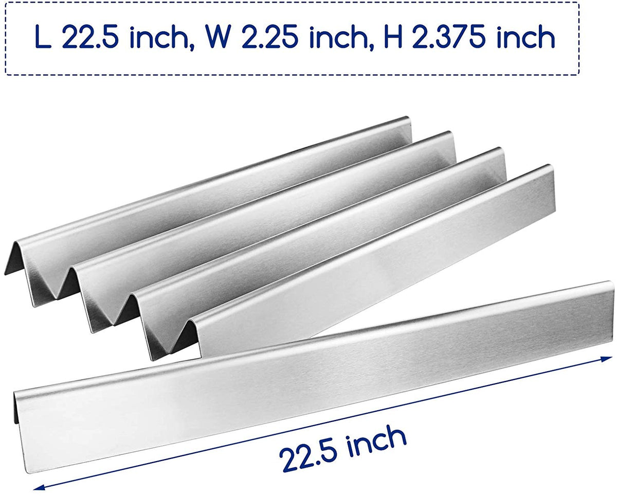 Spirit 300 Flavorizer Bar per Weber Spirit E-310 E-320 E-330 (2013-Current), Spirit II E-310 S-310 serie (con pulsanti del bruciatore anteriore), 38,9 cm in porcellana smaltata per Weber 7636 pezzi di