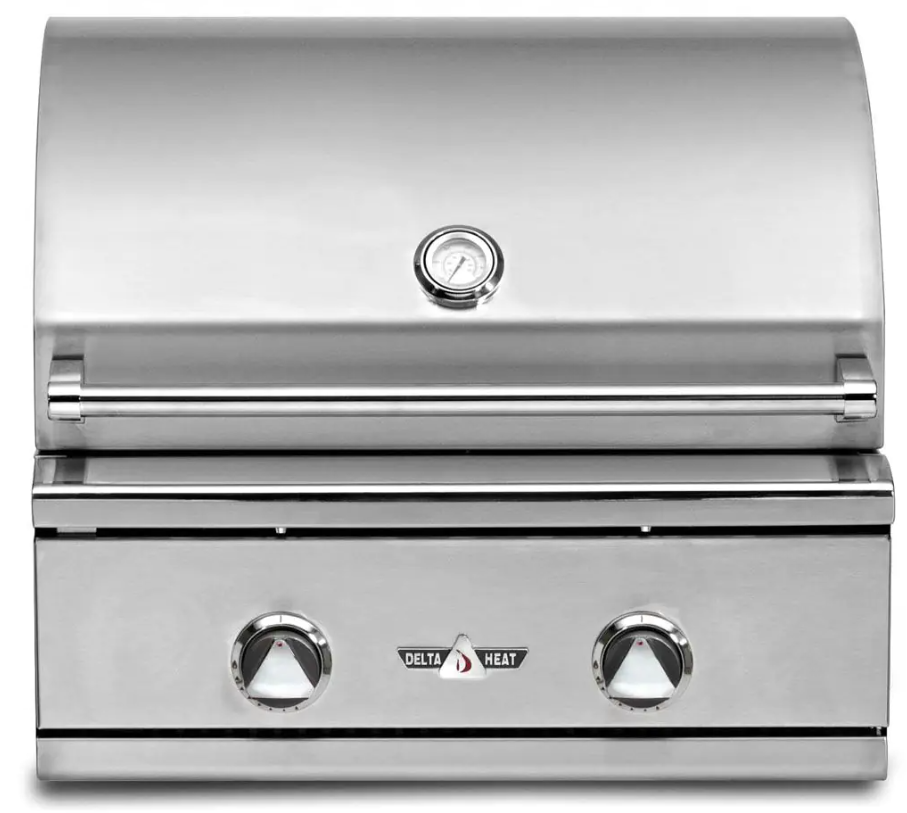 Delta Heat DHBQ26G-D 26-inch 2-Burner LP Built-In Gas Grill Replacemen ...