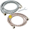 Washing Machine Hoses 10FT, 90° Elbow, Secure Tightening, Universal 2 Pack Braided Stainless Steel, Burst Proof Washer Water Supply Line