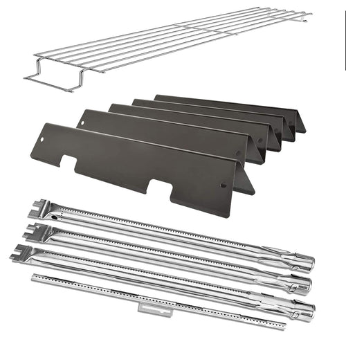 Repair Kit for Weber Spirit II E310, S310, Spirit II LX 300 Series Gas Grill, 67025 Burners + 67046 Flavorizer Bars + Warming Rack