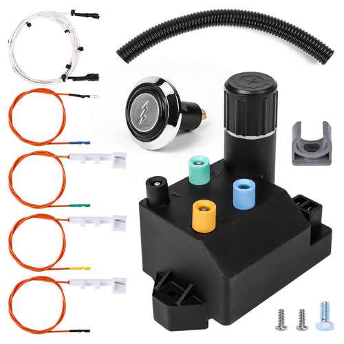 Igniter Kit for Weber Genesis II LX E/S 340 3 Burner Gas BBQ Grills, Grill Replacement Parts