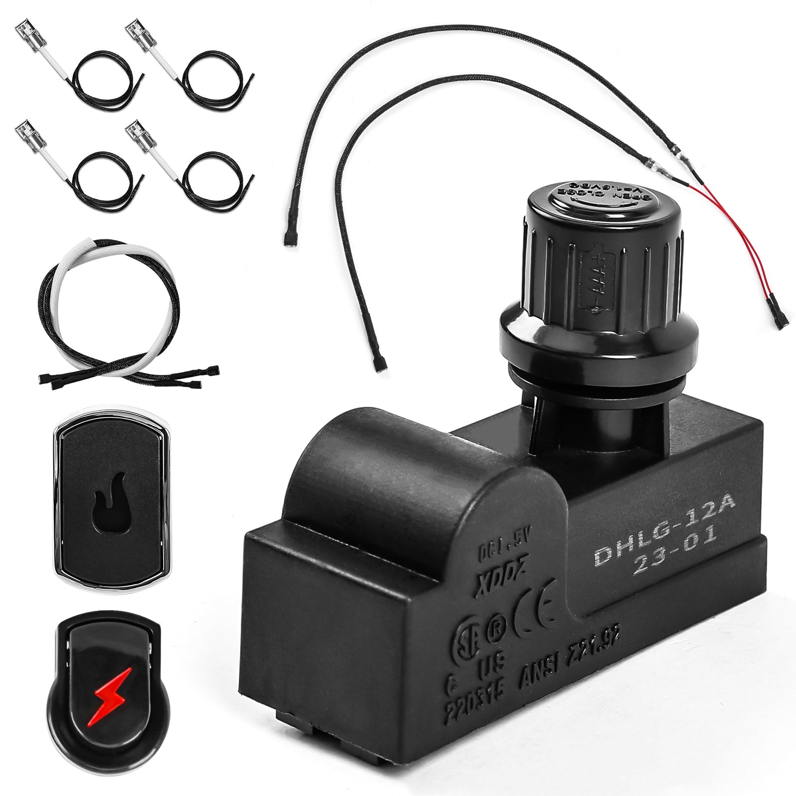 2 Outlet Ignition Kit for Saber Switch Spark Generator Push