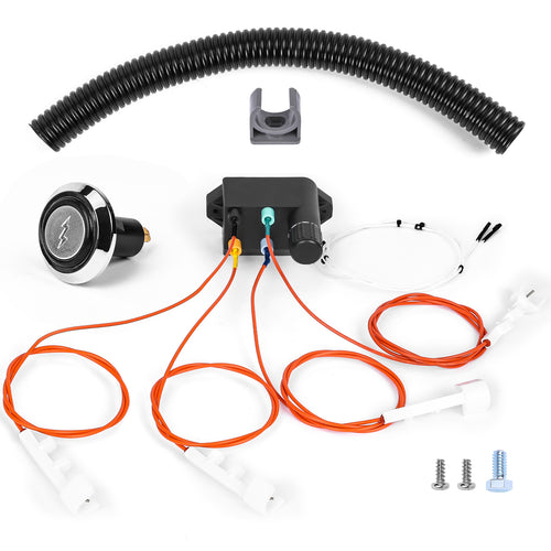 Igniter Kit 66355 for Weber Genesis II 410, II LX 410 4 Burner Gas Grills, Grill Replacement Parts
