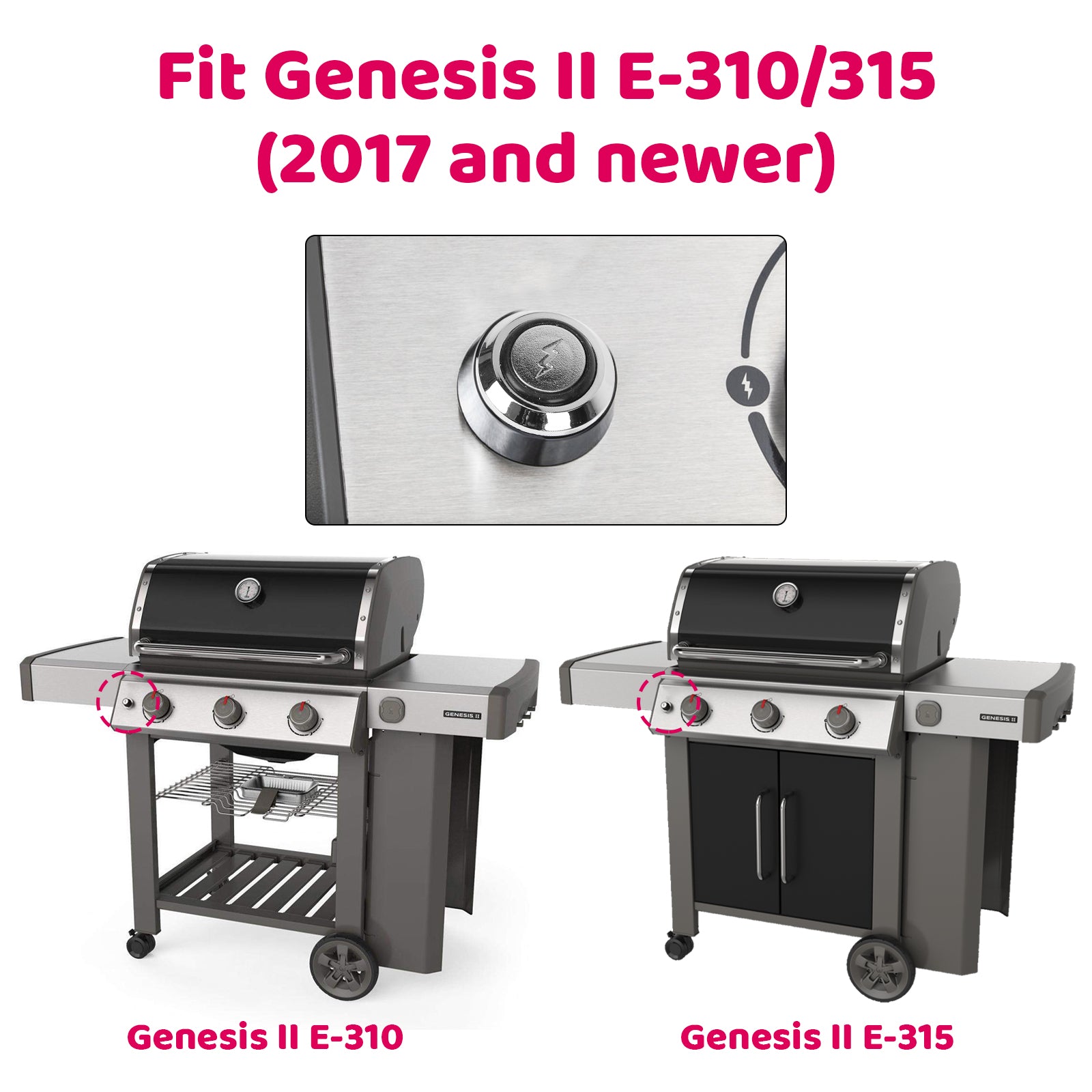 Weber 66354 Igniter kit, Genesis II E-310/315 Weber 66354 Igniter kit, Genesis II E-310/315