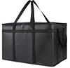 Insulated Food Delivery Bag for Hot and Cold Food, Commercial, Large Capacity Reusable Warming Bag, Catering Cooler Bag for Parties, BBQ, Camping
