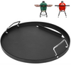 Full Size Griddle Inserts for Big Green Egg Large, Flat Top for Vision VGKSS-CC2 B-11N1A1-Y2A, Kamado Joe Classic I II III 18" Charcoal Grill Smoker