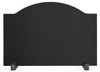 24" Fireplace Back Plates, Iron Fireback with Feet, Fireplace Wall Protection, Fireplace Heat Reflect