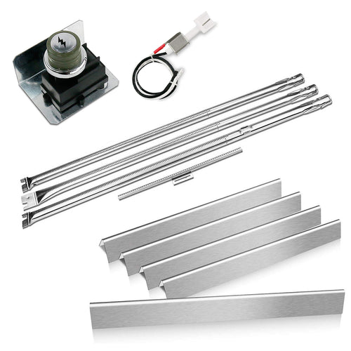 Repair Kit for Weber Genesis E310, E320, EP310, EP320, S310, S320, CEP310, 320 Side Knobs (2008-2010), 67722 Burner+7540 Flavor Bar+67847 Igniter