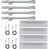 BBQ Parts Kit fits Backyard 720-0789DC, 720-0789D 4 Burner Gas Grill, Burners, Heat Tents, Igniters Set