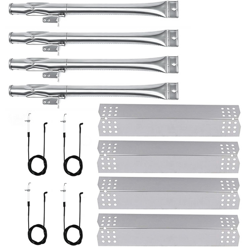 Grill Parts Kit Fits Nexgrill 3 Burner 720-0830MB, 720-0830MC, 720-0783A, Burner Tube + Heat Tent