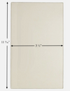 Glass for Buck Wood Stove Bay Side Glass (3-1/2" x 11-3/16"): PG27BSGL-AMP