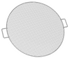 24 Inch Fire Pit Cooking Grill Grate - Outdoor Round BBQ Campfire Grill Grid - Camping Cookware