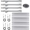 BBQ Parts Kit fits Nexgrill 4 Burner 720-0830H, 720-0830, 720-0830A, 720-0830D, 720-0830F, Burners, Heat Tents, Igniters, Thermometer Set