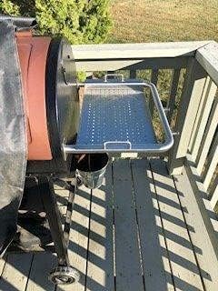 Pitboss Pellet Smoker BBQ-PLUS Stainless Steel Pellet Grill Side