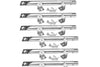 6Pcs Burner Tubes Kit fits for River Grille GR1031-012965 Gas Grills