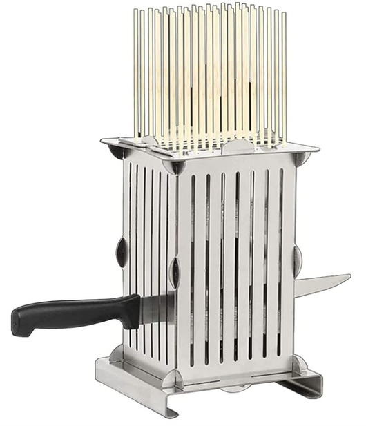49 Holes Kebab Maker Box, Stainless Steel Rapid Wear Meat Skewer