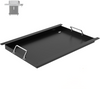Griddle Insert for Ninja FlexFlame PG300 Series, Full Size Carbon Steel Grill Griddle Plate for Ninja Flex Flame XSKFULGRIDLE